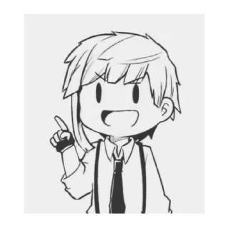 👶 emoji Ацуши-Кун Telegram sticker 7 of 88