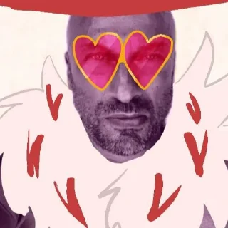 💥 emoji гондон с усами Telegram sticker 1 of 29