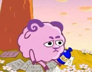 😥 emoji Синий чел (by @tayaays) Telegram sticker 18 of 18