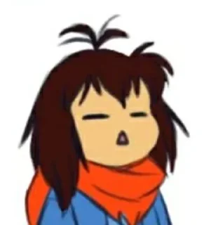 🔥 emoji Endertale frisk ❤️‍🔥 @Kyct18 Telegram sticker 8 of 116