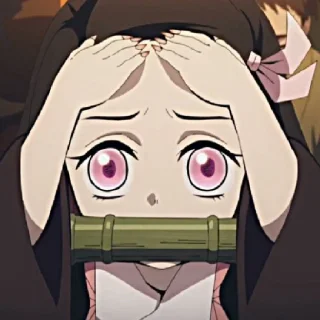 😄 emoji Незуко-чан 🌸 Telegram sticker 20 of 23