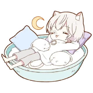 Sticker from Милашка-кун - @tg_sticks