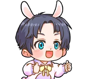 👍 emoji Кролик-кун - @tg_sticks Telegram sticker 22 of 31