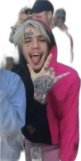 Sticker from lil peep