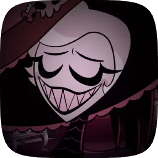 🌹 emoji БОЛЬШЕ ⇨ @CLOOBHUB РОЗИ ОТЕЛЬ ХАЗБИН ROSIE HAZBIN Telegram sticker 17 of 40