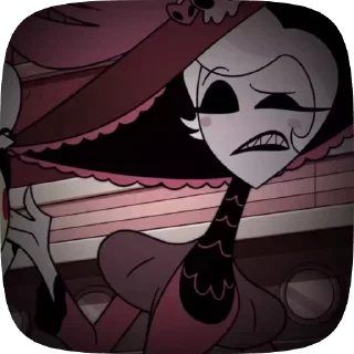 🌹 emoji БОЛЬШЕ ⇨ @CLOOBHUB РОЗИ ОТЕЛЬ ХАЗБИН ROSIE HAZBIN Telegram sticker 8 of 40