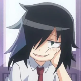 🙃 emoji Томоко Куроки Telegram sticker 12 of 21
