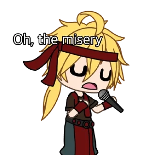 🎤 emoji ГАЧИ МУЧИ С ТОМОЙ❤️🔥 Telegram sticker 22 of 25