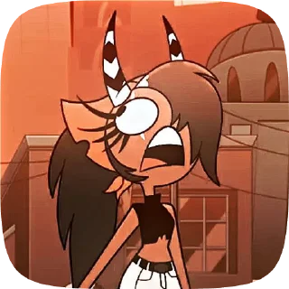 🌟 emoji БОЛЬШЕ ⇨ @CLOOBHUB САЛЛИ АДСКИЙ БОСС HELLUVA BOSS Telegram sticker 8 of 73