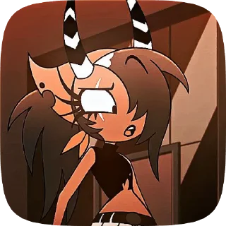 🌟 emoji БОЛЬШЕ ⇨ @CLOOBHUB САЛЛИ АДСКИЙ БОСС HELLUVA BOSS Telegram sticker 12 of 73