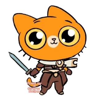 🧡 emoji Симба ^⁠^ Telegram sticker 9 of 52