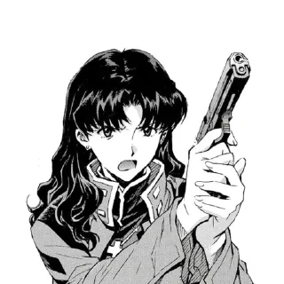 🥄 emoji misato katsuragi @legkiri Telegram sticker 16 of 27