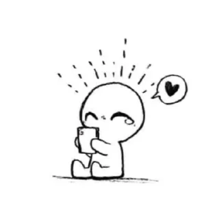 ❤️ emoji Лысые мемы Telegram sticker 18 of 45