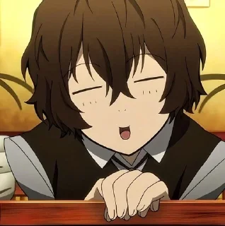 ☺️ emoji Бродячие псы @anime_sticks Telegram sticker 9 of 20