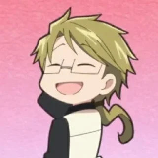 😃 emoji Бродячие псы @anime_stickerr Telegram sticker 10 of 25