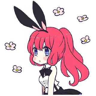 😯 emoji Девочка-кролик @Nyasticks Telegram sticker 11 of 41