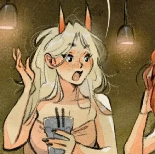 🌟 emoji _призрачные коты и чай_< Telegram sticker 19 of 36