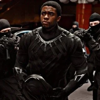 🔥 emoji Black Panther Telegram sticker 24 of 55
