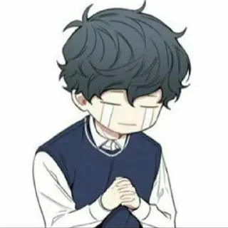 😭 emoji tsuki <3 Telegram sticker 24 of 101