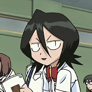 🌑 emoji Рукия Кучики Telegram sticker 17 of 32