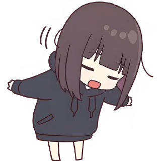 😌 emoji Куруми-чан 9 @Nyasticks Telegram sticker 5 of 41