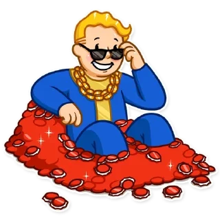 😎 emoji Fallout Telegram sticker 13 of 54