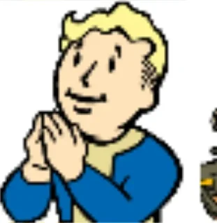 🫠 emoji fallout Telegram sticker 18 of 120