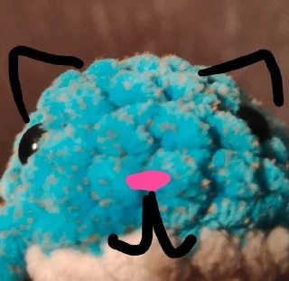 😺 emoji голубой кит в крапинку от @sha Telegram sticker 24 of 26