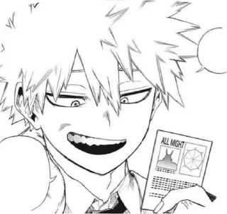 🌟 emoji bakugo @shchobshokuvaty Telegram sticker 7 of 120
