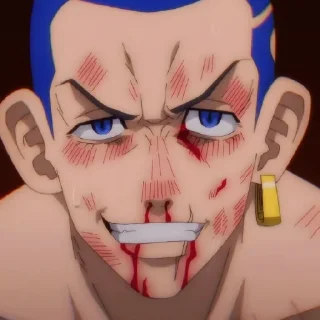 😈 emoji Хаккай: "идите нахуй!" Telegram sticker 3 of 60