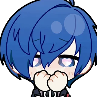 🤩 emoji Persona 3 Protagonist Telegram sticker 19 of 20