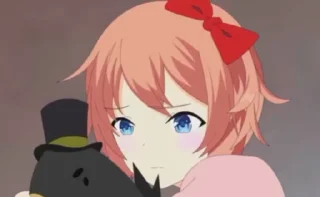 🌟 emoji Sayori Ddlc Telegram sticker 8 of 73