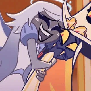 😆 emoji emily hazbin hotel ଘ☆ Telegram sticker 15 of 45