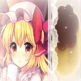 🍮 emoji ⛓️🩸Flandre Scarlet🩸⛓️ Telegram sticker 14 of 52