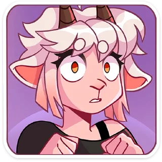 😒 emoji Эйко @Nyasticks Telegram sticker 12 of 49