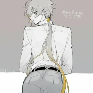 🍌 emoji Тарталья и Джун Ли Telegram sticker 22 of 24