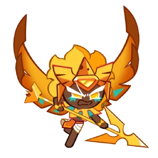 Sticker from Golden cheese cookie