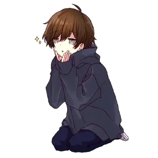 😍 emoji Менхера-Кун Telegram sticker 8 of 97