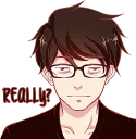 😐 emoji That One Guy With Glasses. :: @line_stickers Telegram sticker 10 of 40