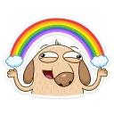 Sticker from Diggy Dog loves memes