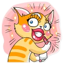 💄 emoji Katie Cat Telegram sticker 11 of 31
