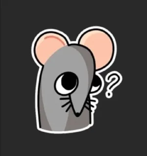 🌟 emoji крыска кыска Telegram sticker 24 of 44
