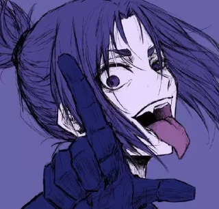 😛 emoji reo mikage Telegram sticker 8 of 75