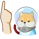 ☝️ emoji @stiky Космический рейнджер Акио Telegram sticker 12 of 44