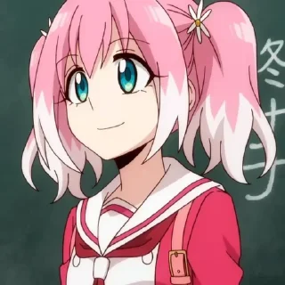 🙂 emoji Бездарная нана @anime_sticks Telegram sticker 9 of 20