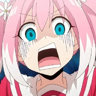 😱 emoji Нана @anime_sticks Telegram sticker 11 of 20