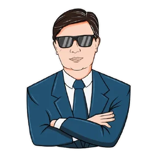 😎 emoji TOQAYEV TEAM Telegram sticker 6 of 18