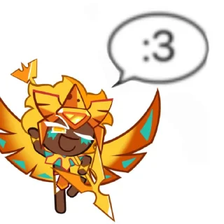🧀 emoji 𓍼 | Golden Cheese Cookie [ @crkstick ] Telegram sticker 10 of 120