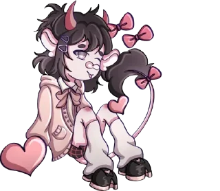 💗 emoji 💜cows-41 @moolokobot Telegram sticker 14 of 120