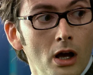 😨 emoji David Tennant🤍. Telegram sticker 22 of 42